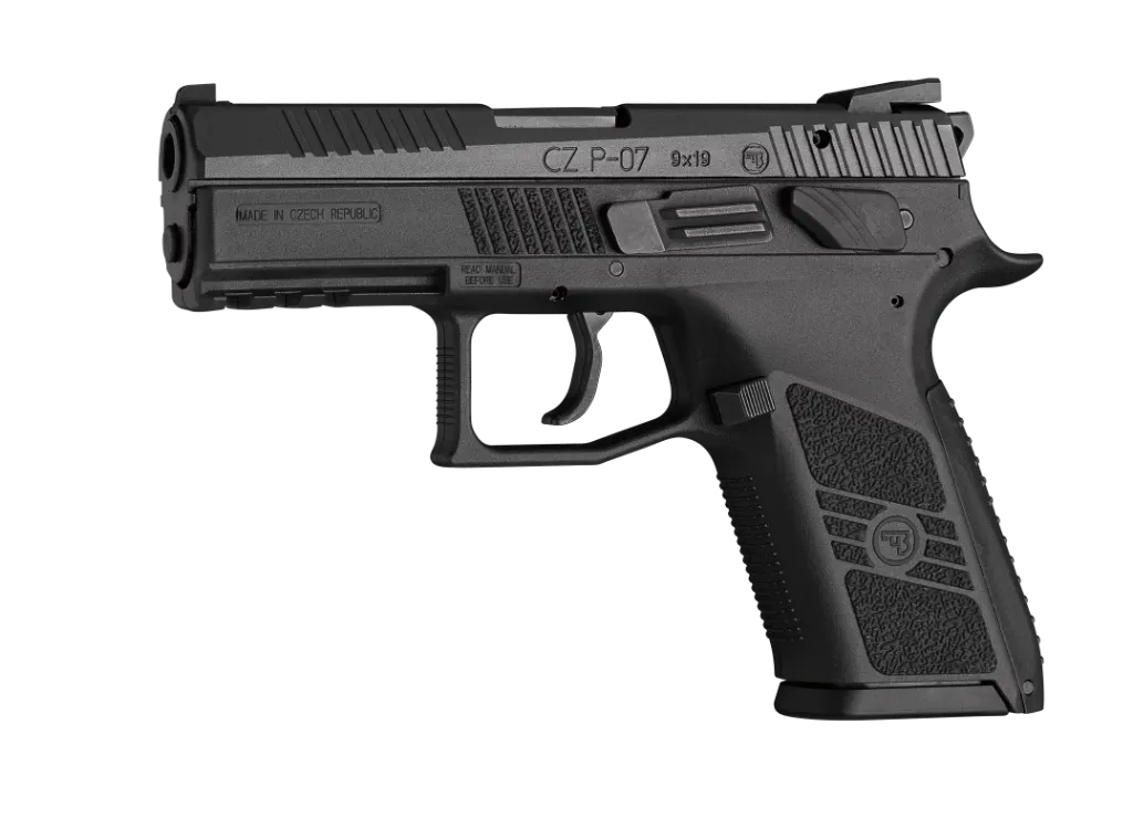 Pistol CZ P-07 decocking+manuell säkring 9x19