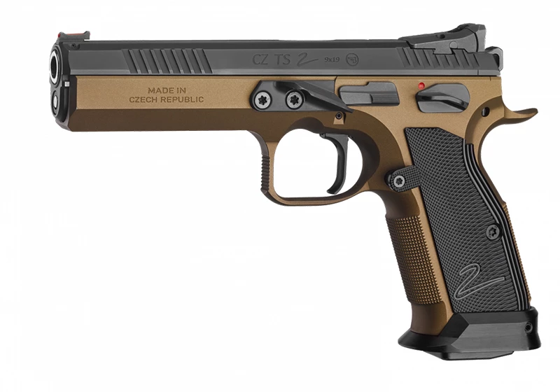 CZ Tactical Sports 2, 9x19, Deep Bronze