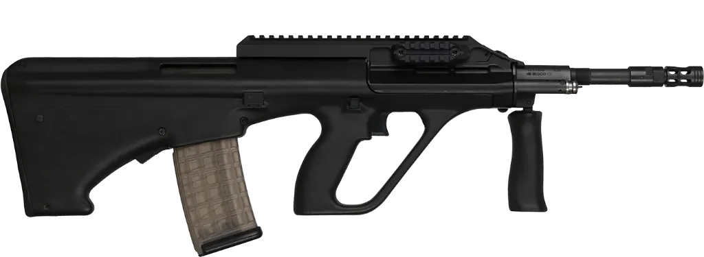 AUG A3 SA .223 Rem/5.56x45 Flat Top Short Rail, Svart, 21,6"